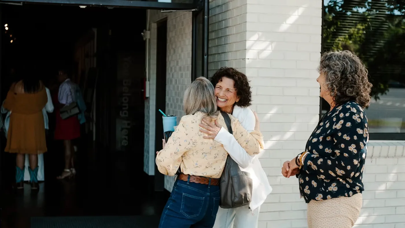 Welcoming one another